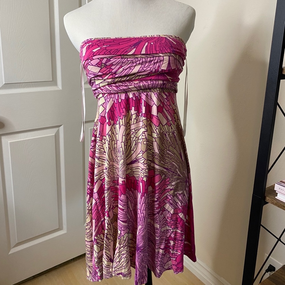 Strapless summer dress